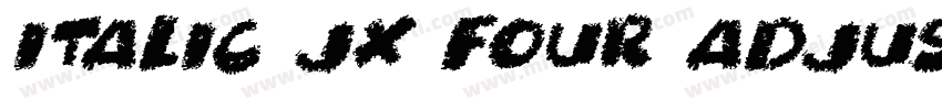 Italic JX Four Adjus字体转换